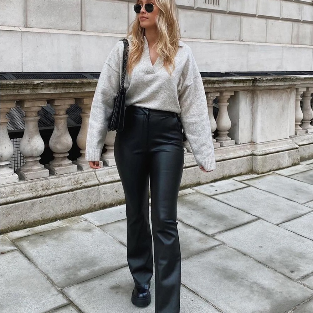 Black Leather Pants